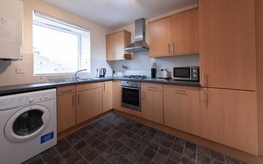 The Spires Serviced Apartments Kitchen