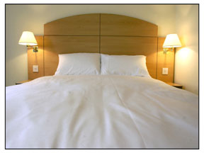 Campanile Hotel bedroom