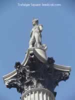 Nelson on the top of his Column