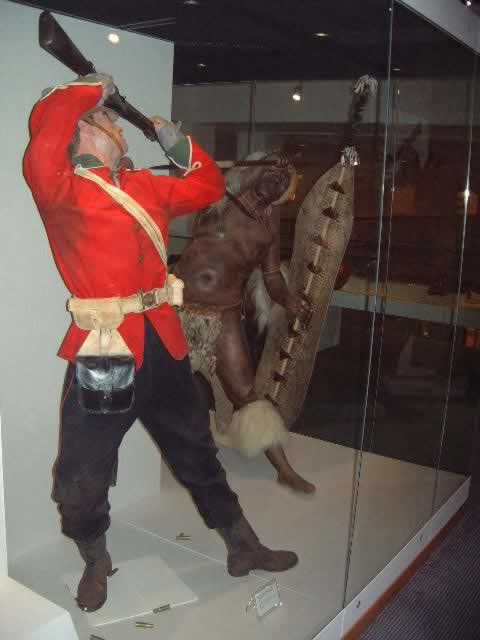 Royal ArmouriesBaynet attack against Zulu Warrior