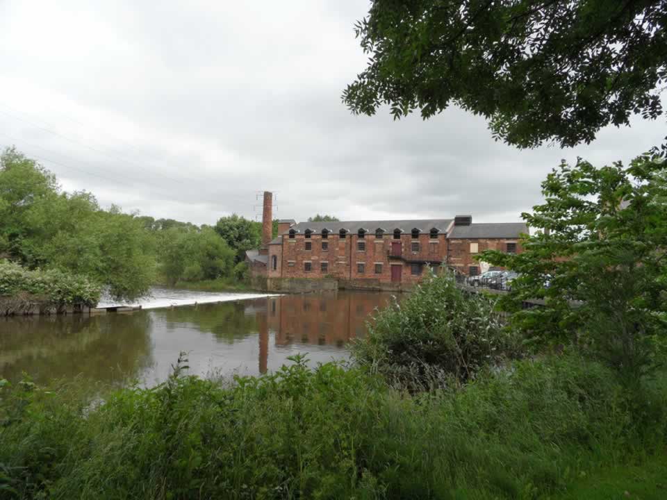 View of Thwaite Mill & it's wear