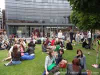 Brewery Wharf Relaxing on the Lawn