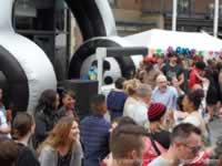 Crowds, Dj Stand & Bar Tent