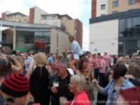 Crowds at Brewery Wharf